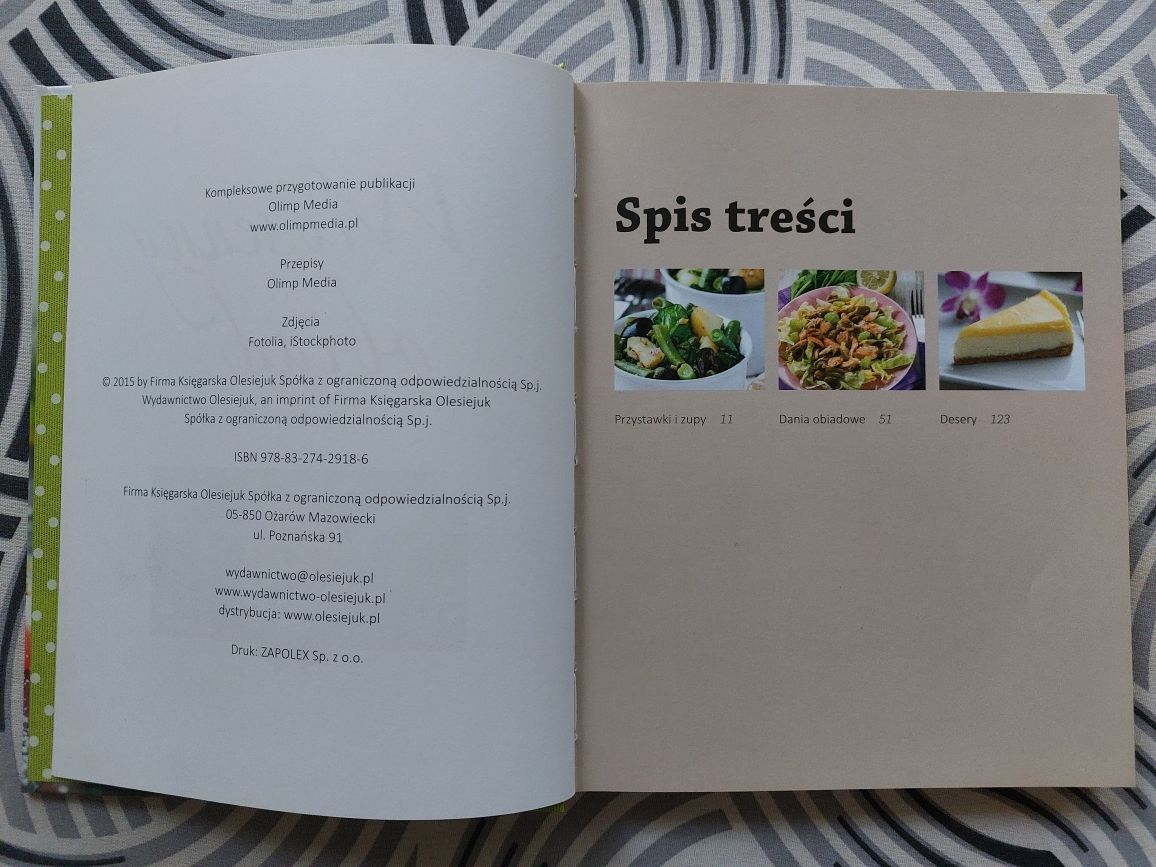 Wiosenny obiad książka kucharska