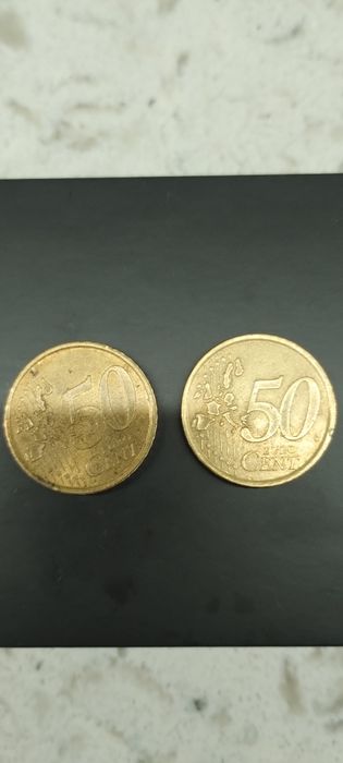 Монеты 50 центов Испания