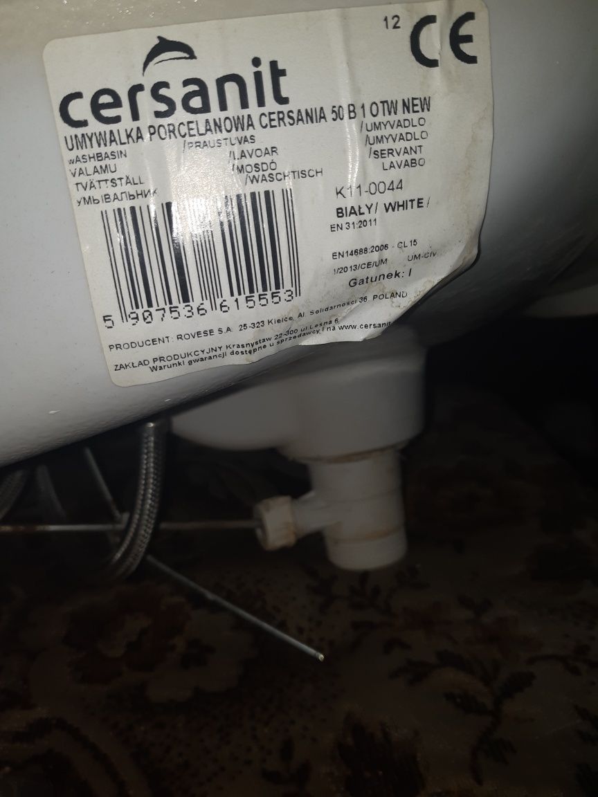 Zlew Cersanit z demontażu z baterią