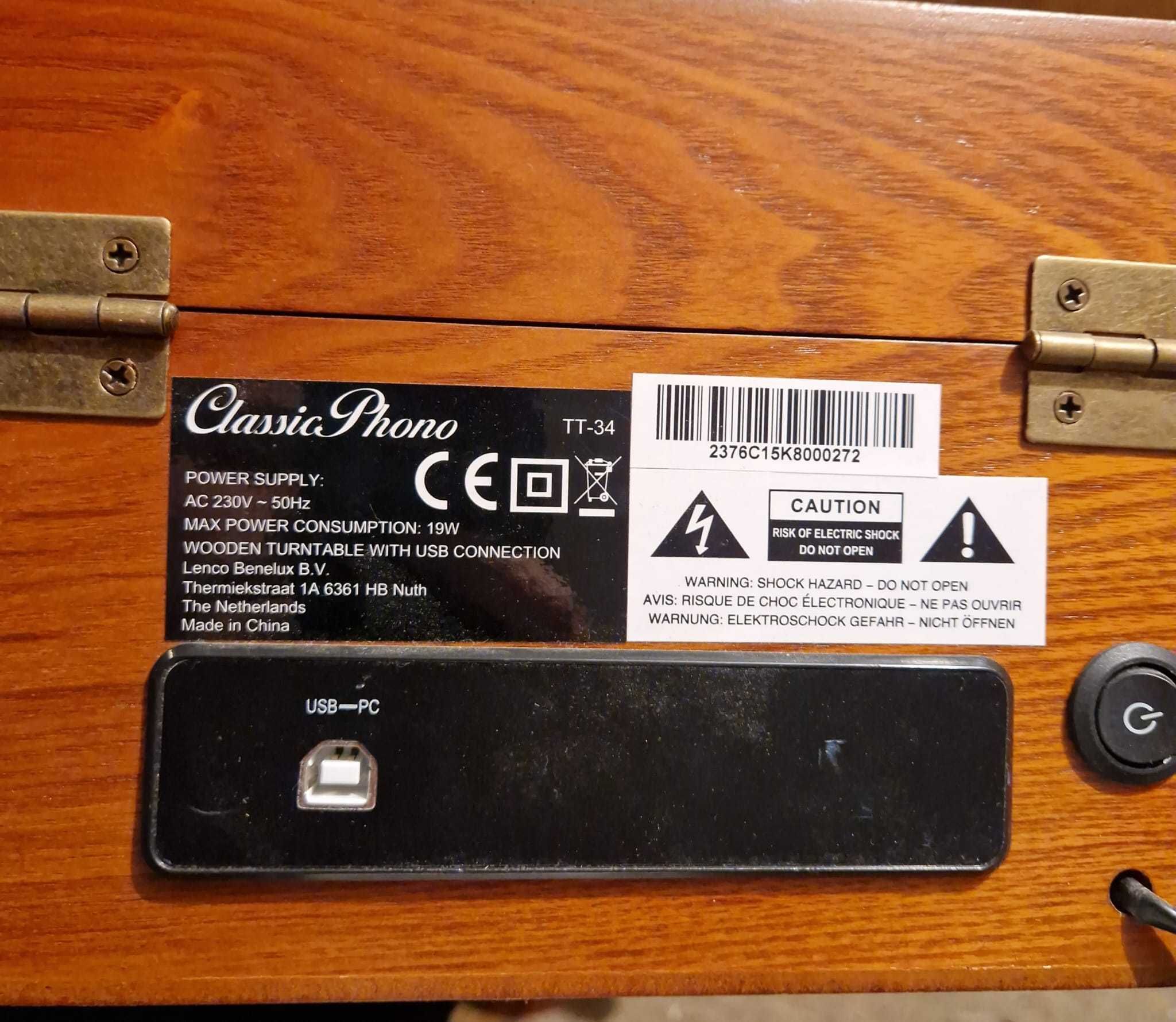 LENCO TT-34 gramofon patefon