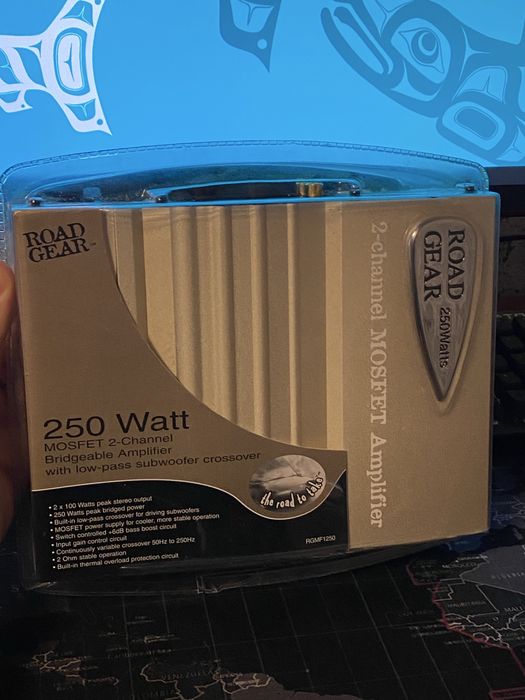 Двоканальний підсилювач Road Gear 250 Watts