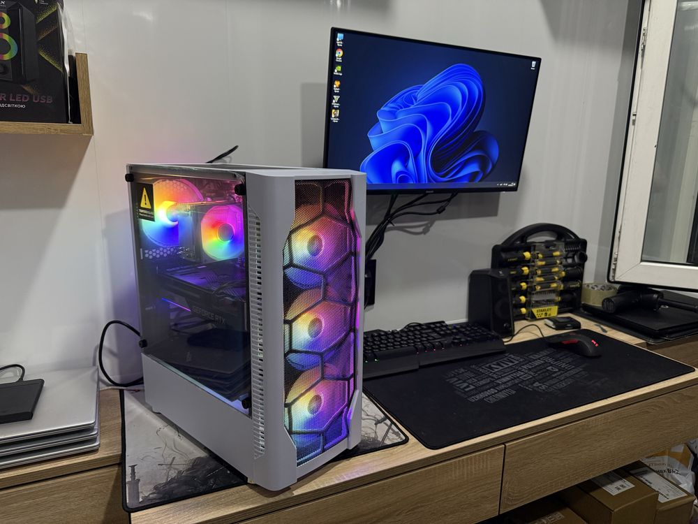Компьютер Ігровий Системний блок Ryzen 5+16ddr+ssd 740+Asus rtx 3060ti