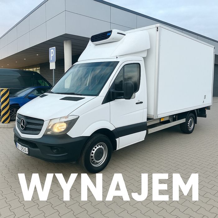 WYNAJEM Mercedes Sprinter / Izoterma / CHŁODNIA / WINDA / 8 palet !