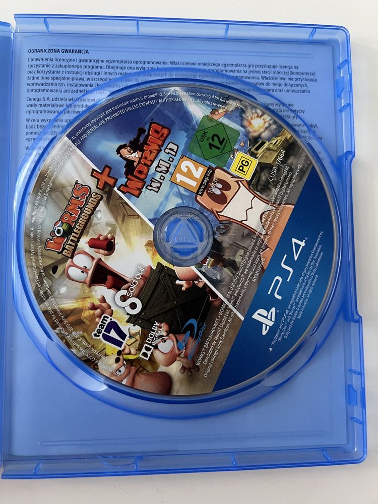 Worms battlegrounds + Worms W.M.D ps4