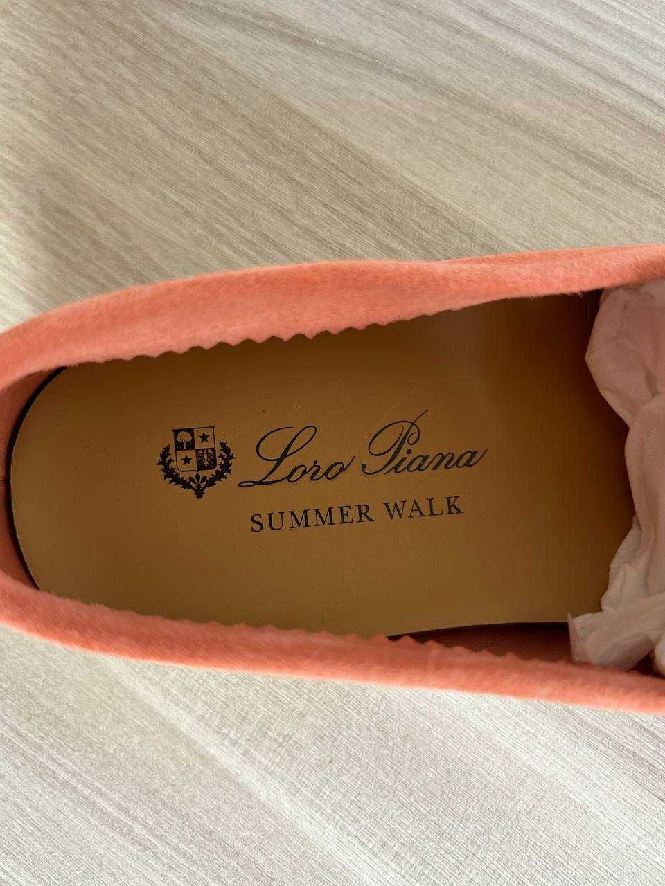 Взуття лофери Loro Piana Summer Walk 39.5 original нові