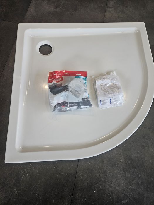 Brodzik Półokrągły TAKO 90 x 4 Cersanit