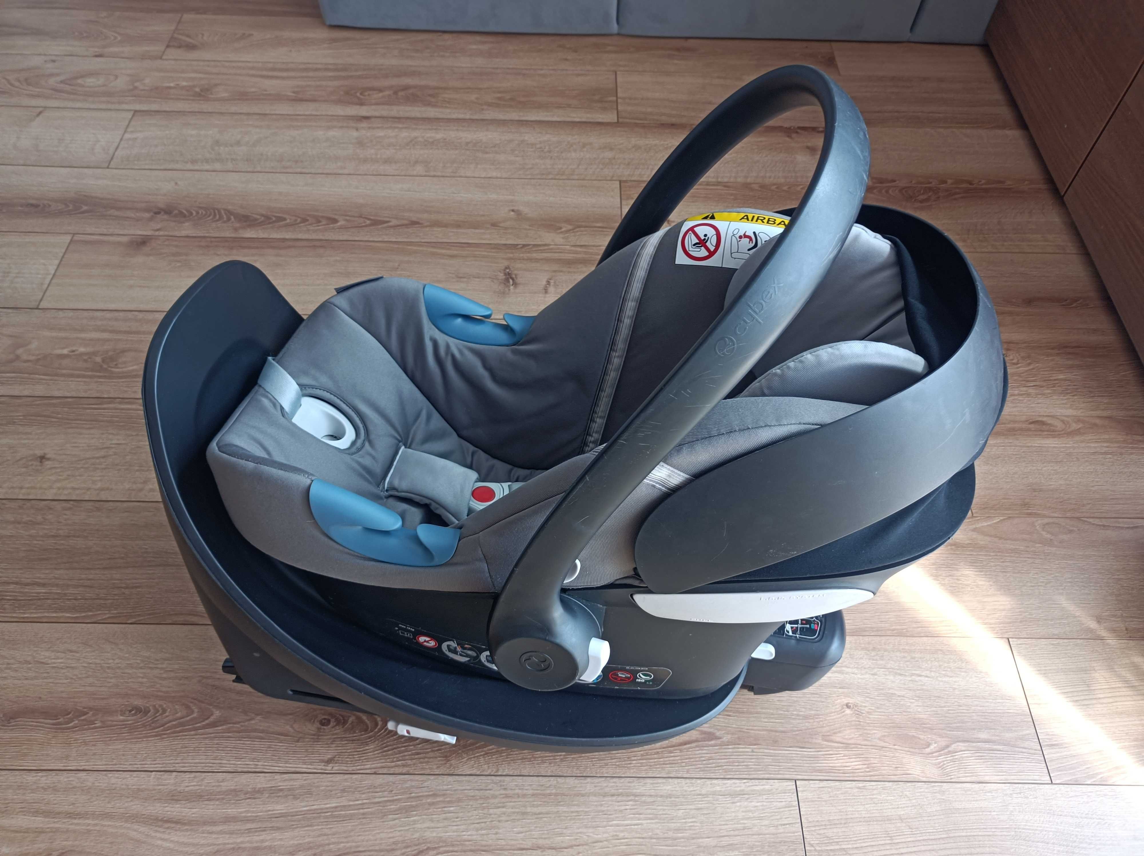 Fotelik z bazą - Cybex Aton M + Baza M Isofix (gratis śpiworek 0+)