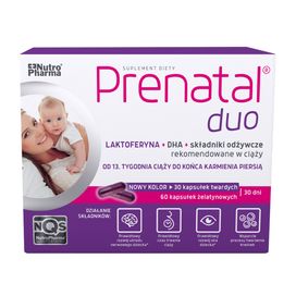 Prenatal duo- tabeltki dla kobiet w ciąży i karmiących piersią