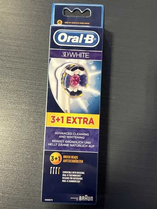 Oral-B 3D White, końcówki wymienne, 4 szt