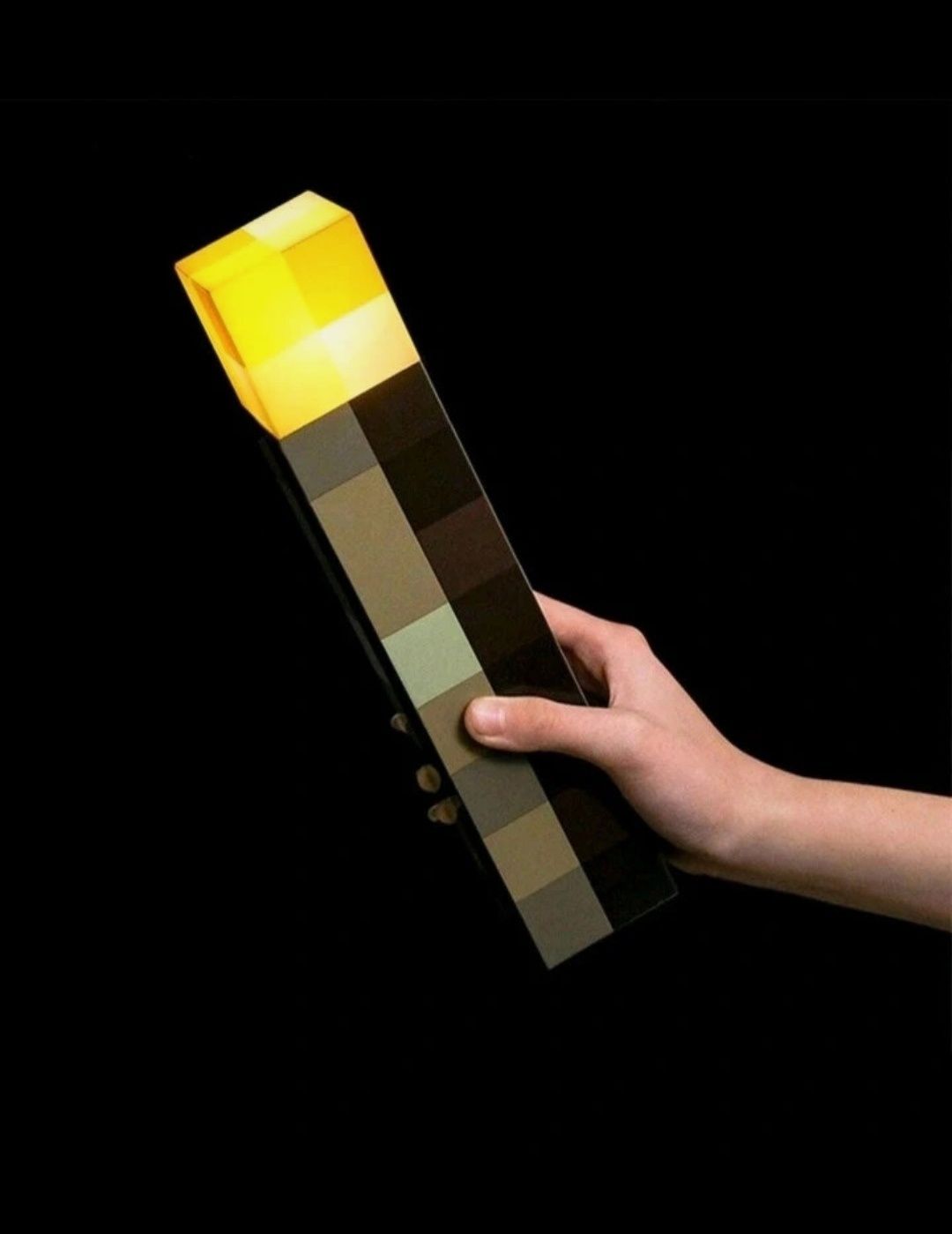 Super lampka pochodnia Minecraft nocna 28 cm