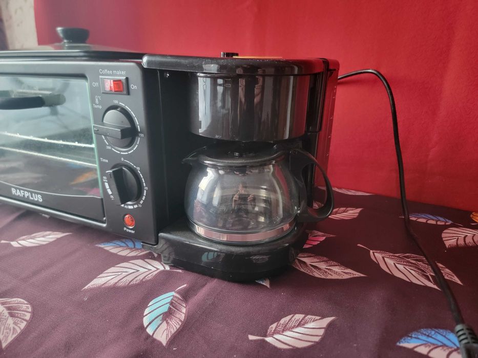 Багатофункціональна станція 3-в-1  (духовка + кавоварка + сковорідка)