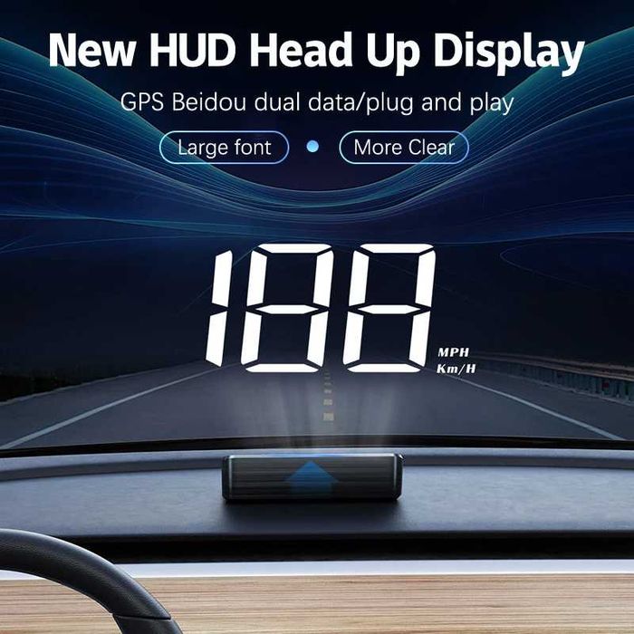 Wyświetlacz HUD LED prędkościomierza z GPS Xiaomi