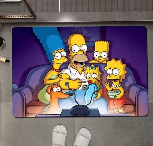 Dywanik z Simpsonami: Krok w Świat Kreskówki!