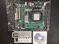 Нова материнська плата MSI K9N6SGM-V AM2 AM2+ + заглушка + диск