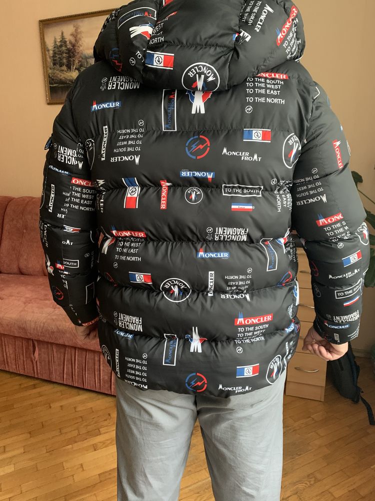 Чоловіча зимова куртка пуховик Moncler