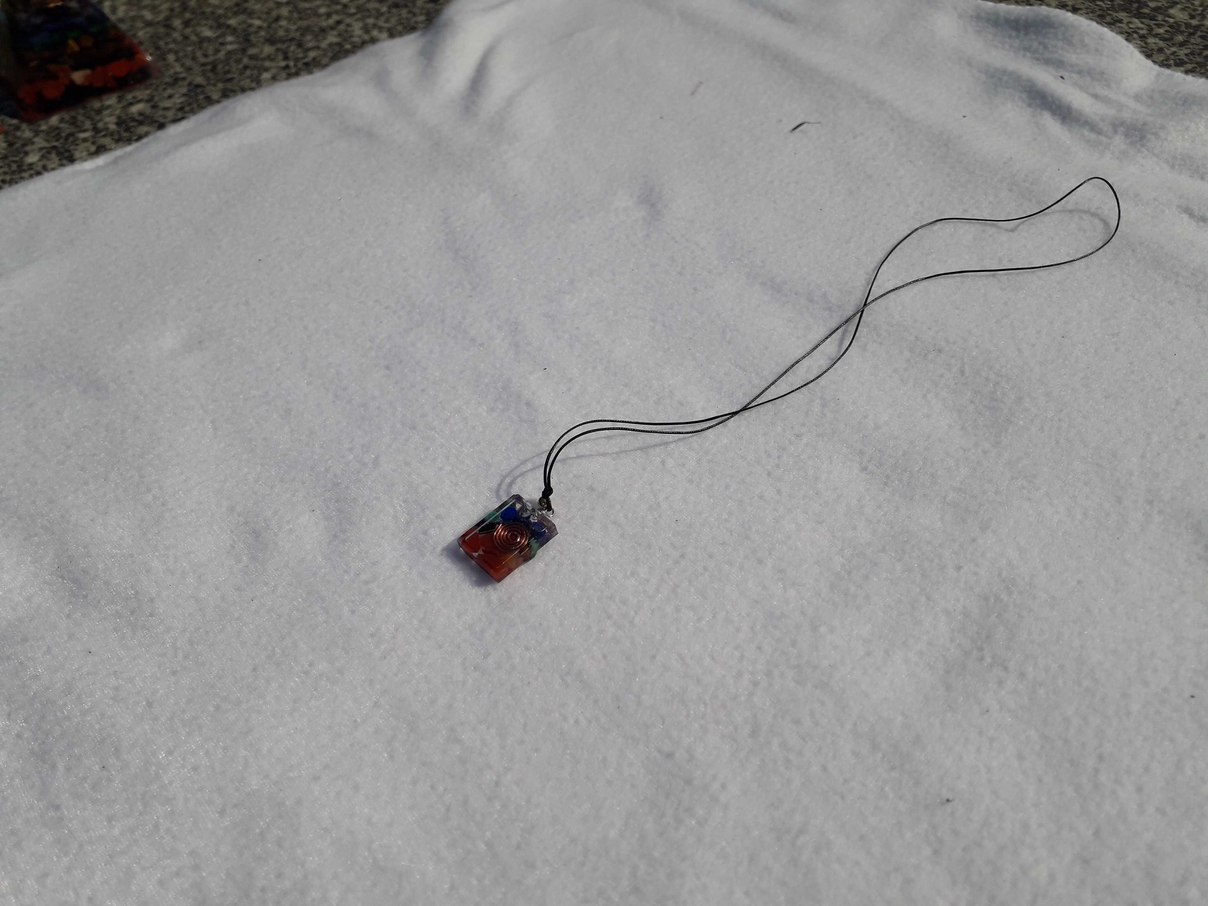 Amulet Naszyjnik  Orgonit Odpromiennik
