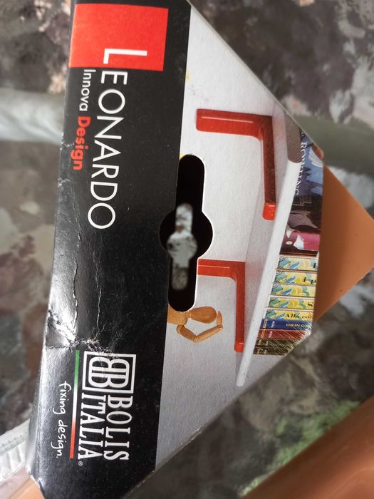 Uchwyty wsporniki do półki LEONARDO made in Italiy