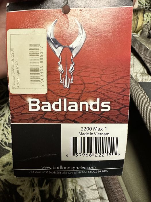 Мисливський рюкзак Badlands 2200 max1