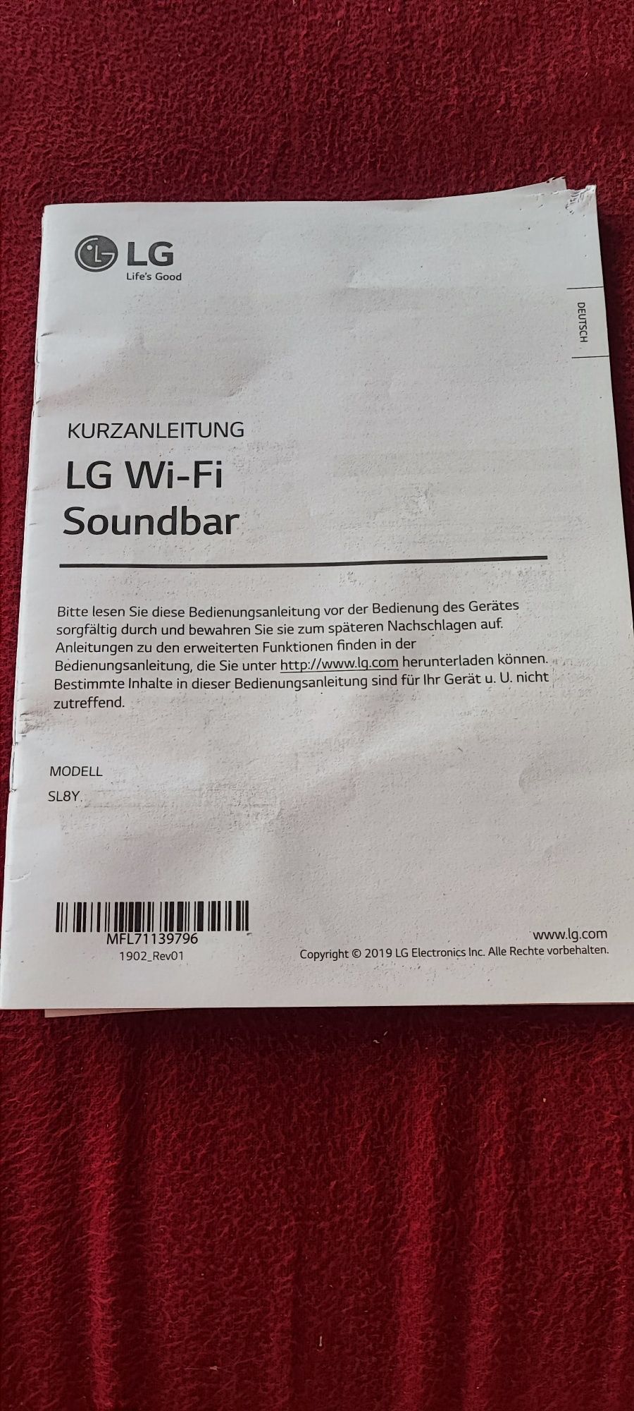 Soundbar LG SL8Y 3.1 440W