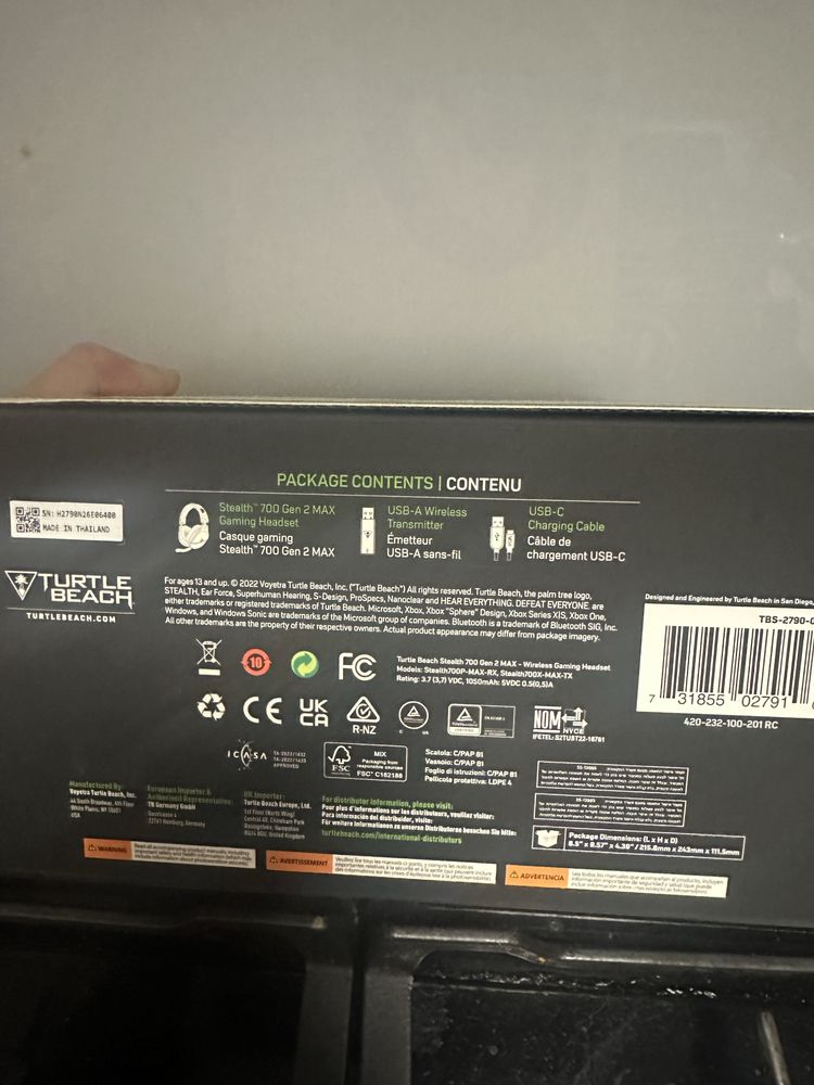 Słuchawki wokółuszne Turtle Beach Stealth 700 Gen 2 MAX Xbox