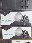 2x lampa Quadralite Move 300, 2odbiornik + nadajnik navigator