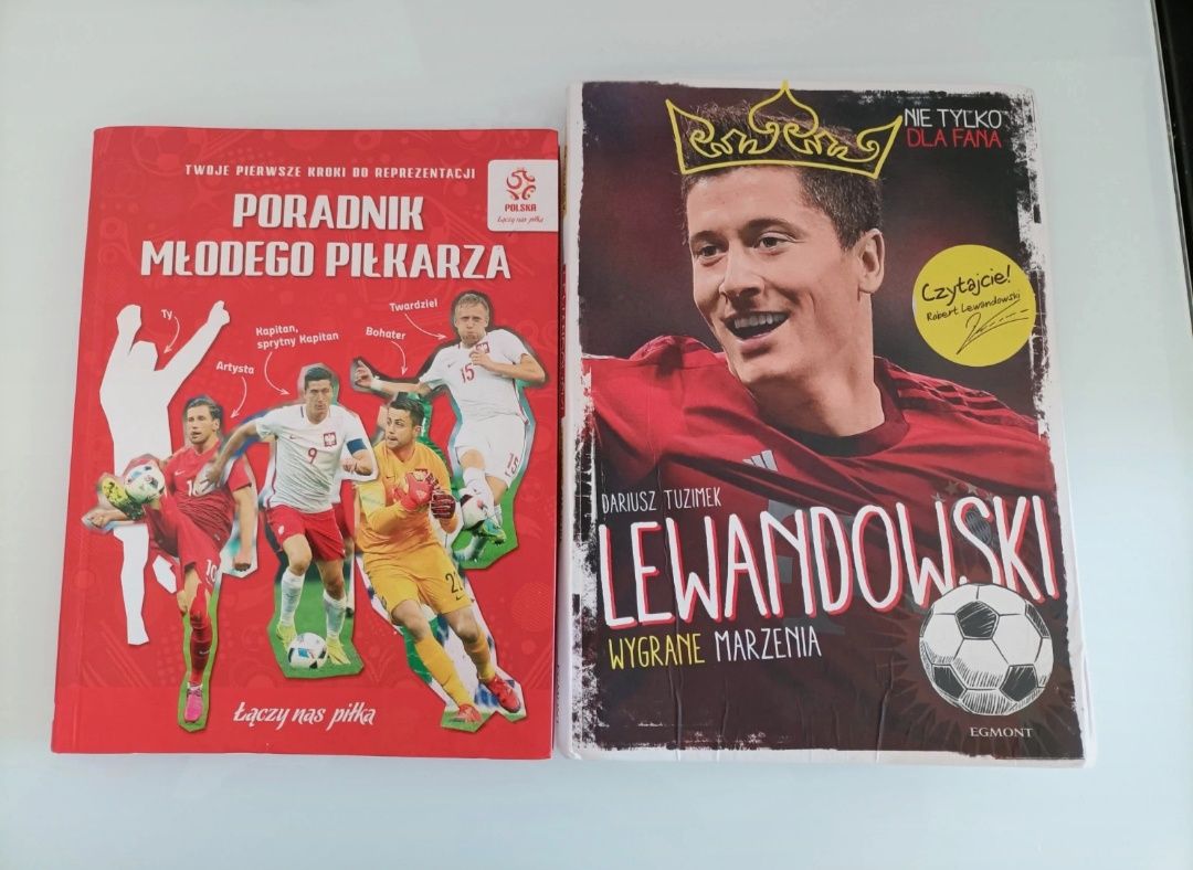 Poradnik młodego piłkarza i książka o Lewandowskim