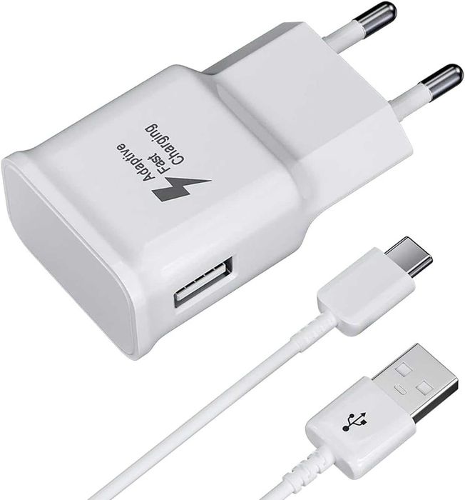 Ładowarka USB z kablem ładującym USB C o dł. 1,5 m do Samsung Galaxy
