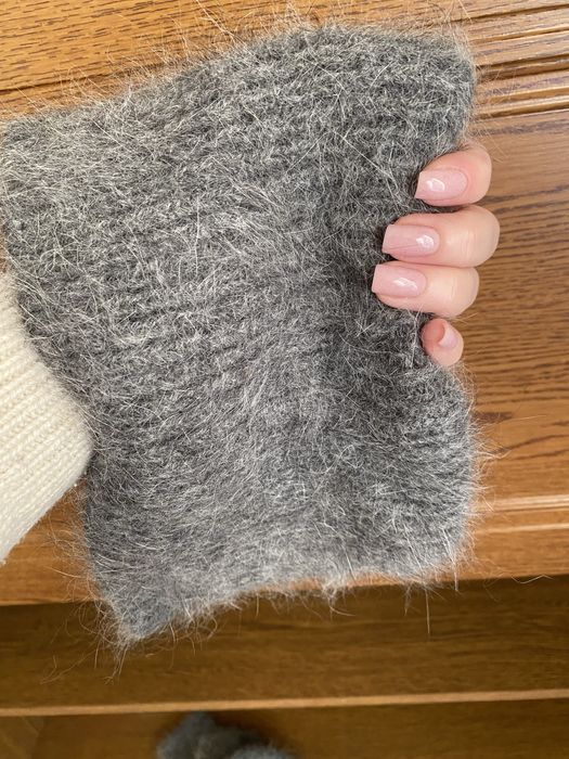 Шапка+бафф+рукавички