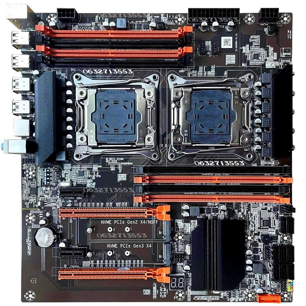X99 Dual ZX-DU99D4 (2x LGA2011-3, Quad DDR4, USB 3.0, PCI-E 3.0, NVMe)