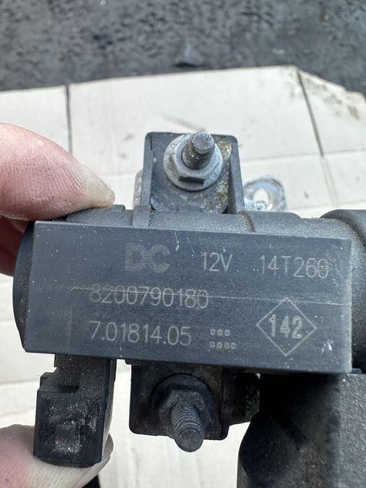 Клапан управління турбіни Nissan Qashqai Renault Megane 1.5 8200790180
