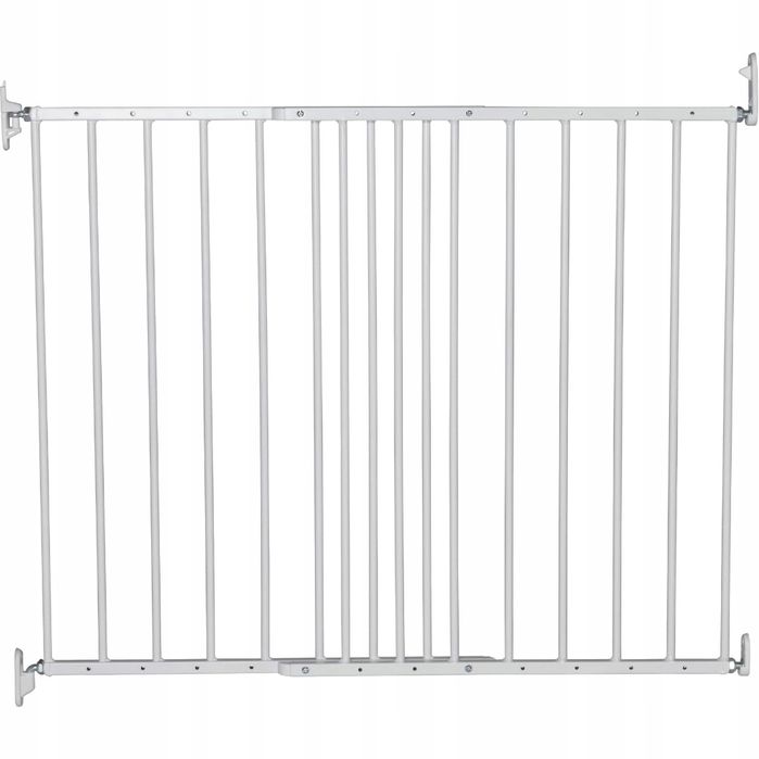 BabyDan Regulowana Bramka Bezpieczeństwa 62,5cm-106,8cm Biała