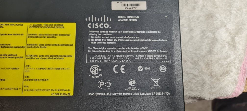 Firewall CISCO ASA 5510 V04 Security VPN