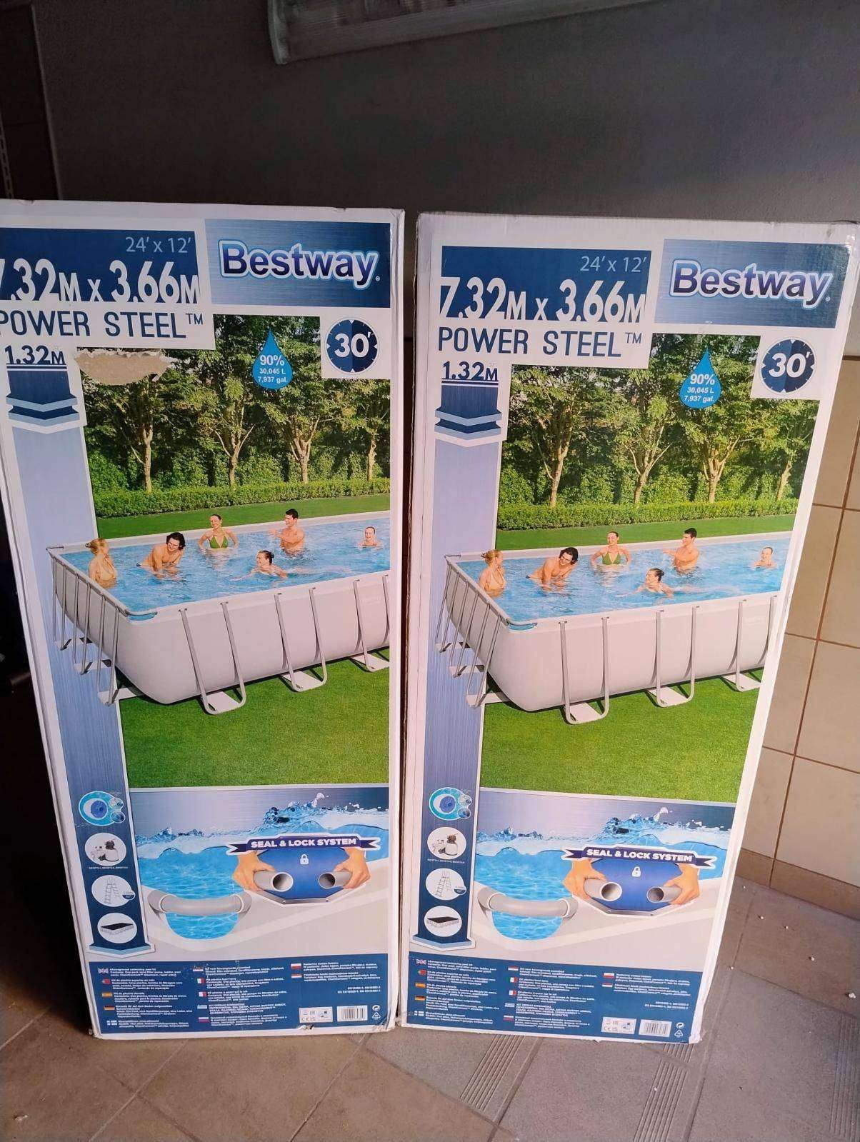 Basen BESTWAY 7.32*3.66 nowy w oryginalnym opakowaniu.