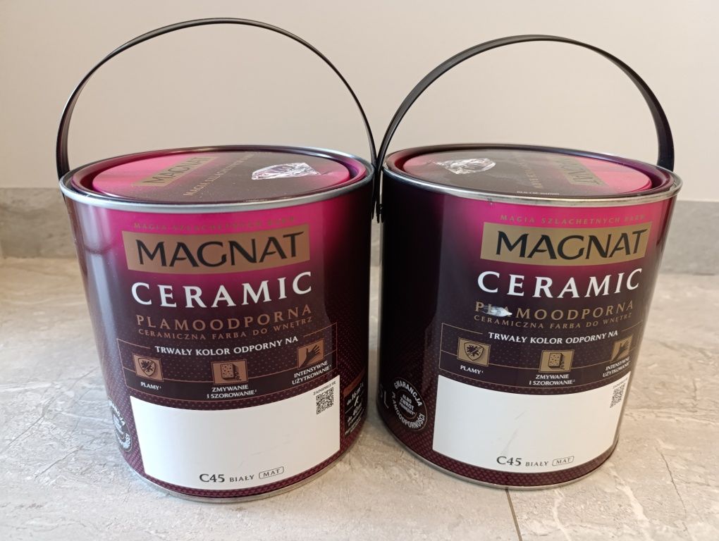 Farba Magnat Ceramic C45 Biały 2.5 l