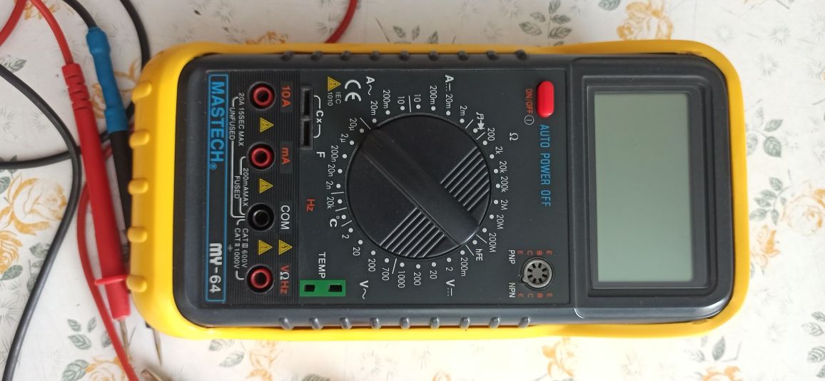 Мультиметр тестер проф Mastech MY64