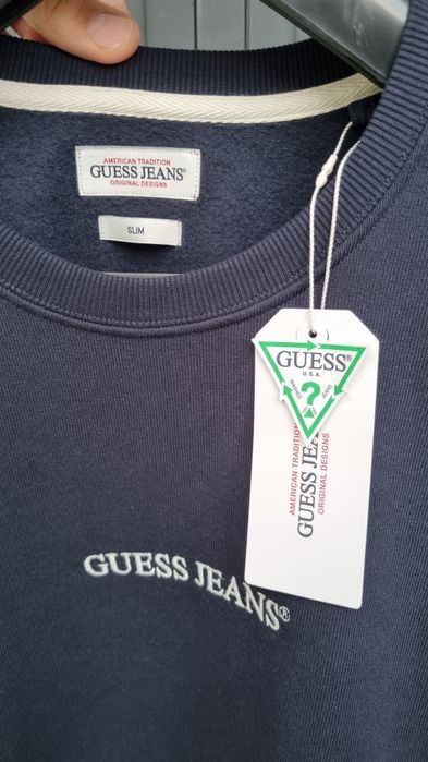 Camisola GUESS jeans Original Azul Escuro