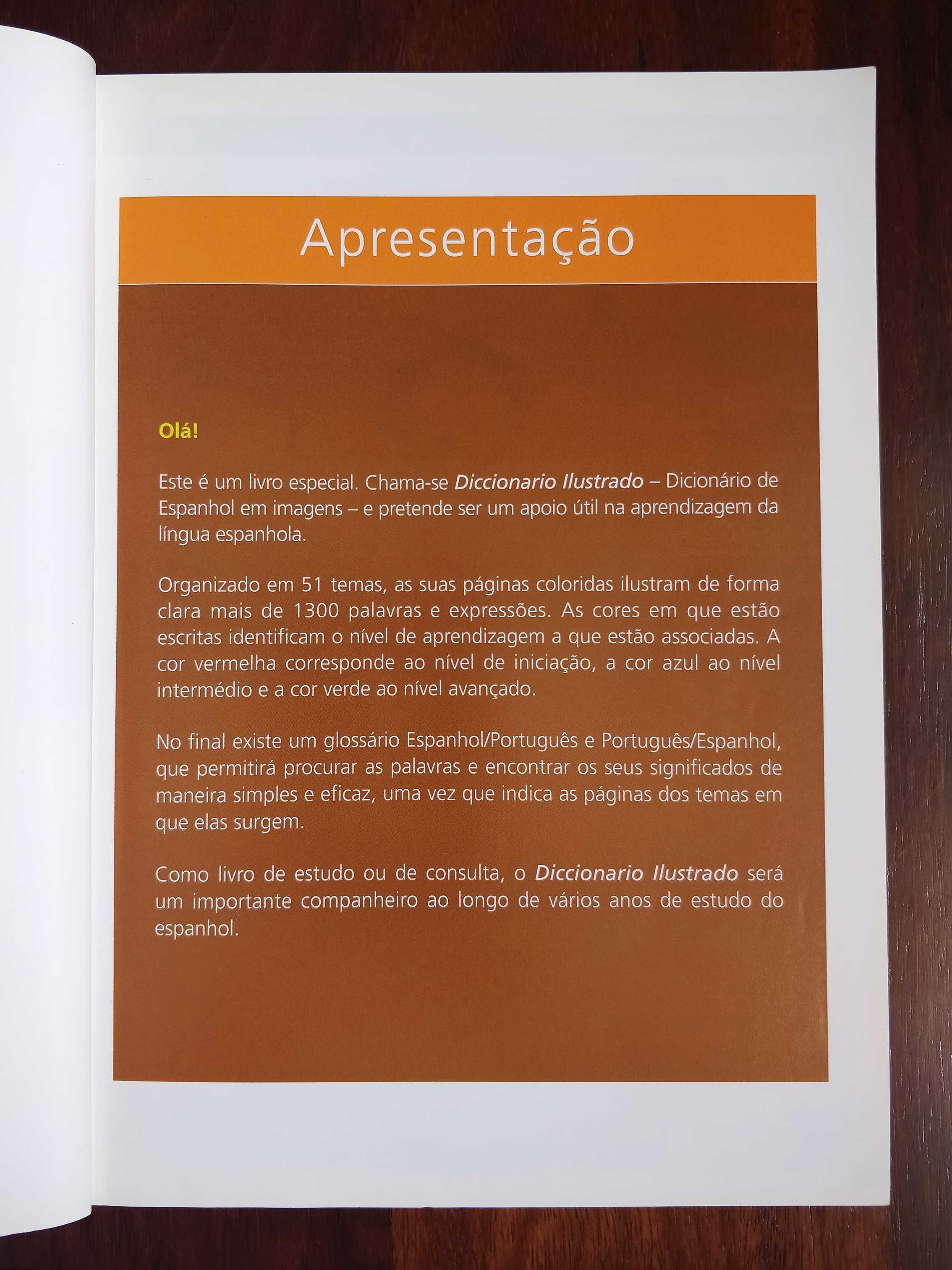 Livro Dicionário de Espanhol em Imagens [portes grátis]