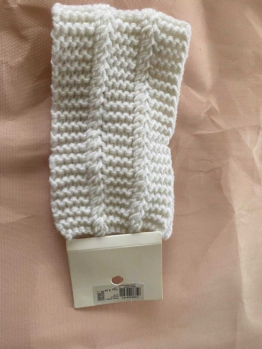 Повязка на голову біла Zuiki