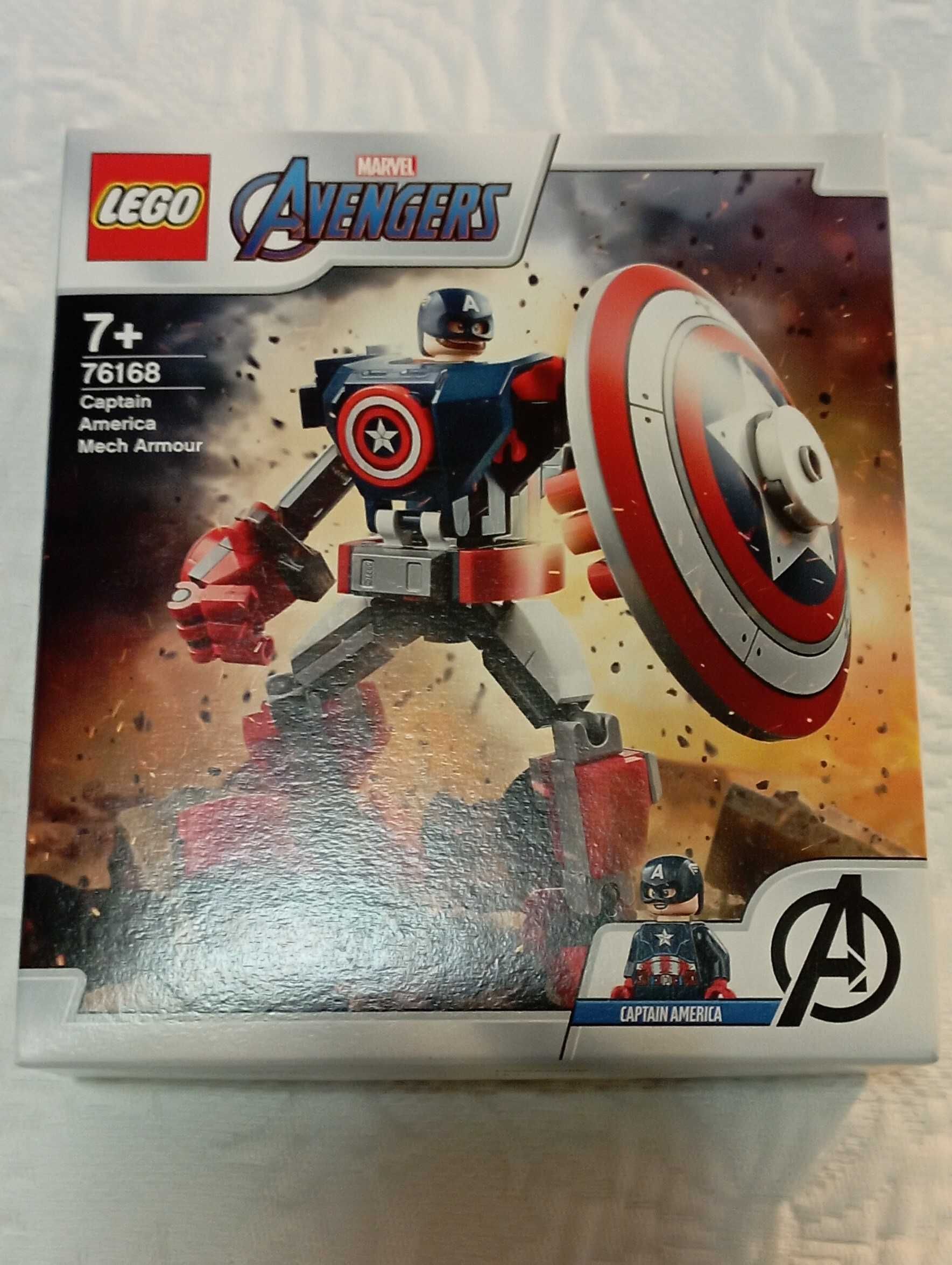 lego marvel 76168 captain america mech armour selado