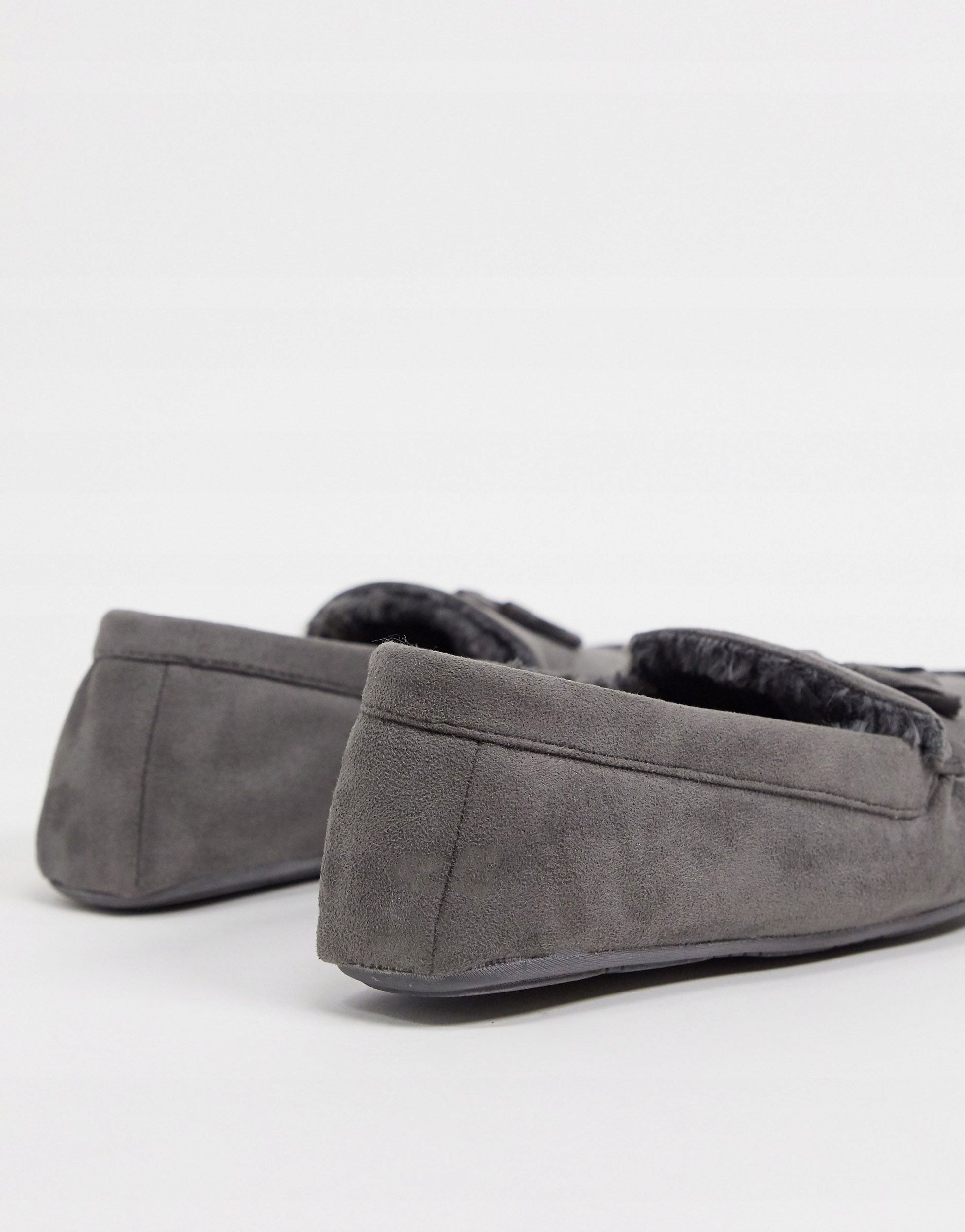 Asos Design 46 Kapcie Szare Klasyczne H13312