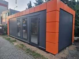 Kontener na ramie 7x3m pawilon całoroczny usługowy handlowy biuro