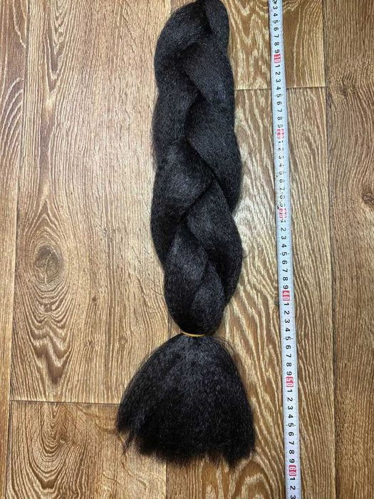 Канекалон jumbo braid № 1/1 черный 60 см