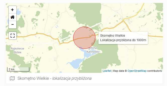 Działka budowlana 1540m2 nad jeziorem Skomętno, Mazury. Ełk