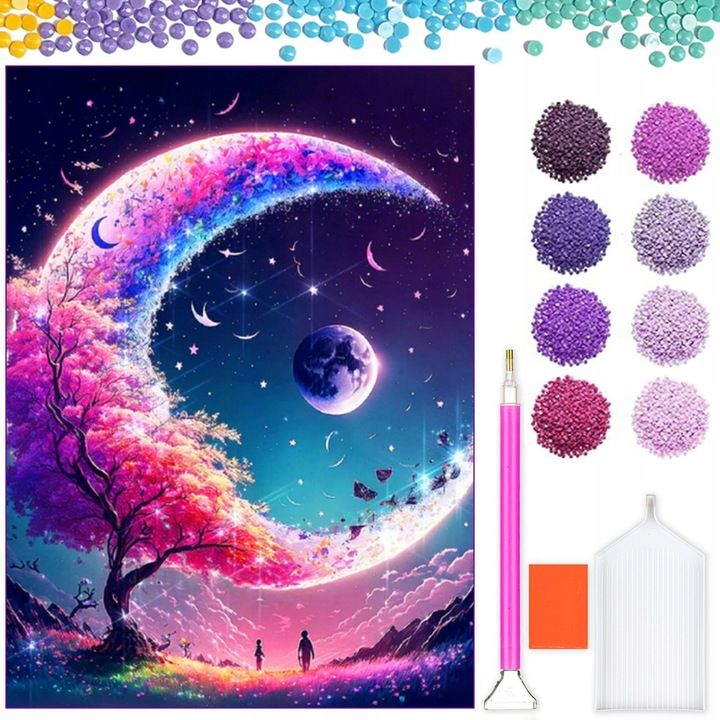 Haft Diamentowy Diamond Painting Mozaika Diamentowa 5d Dla Dzieci Natu