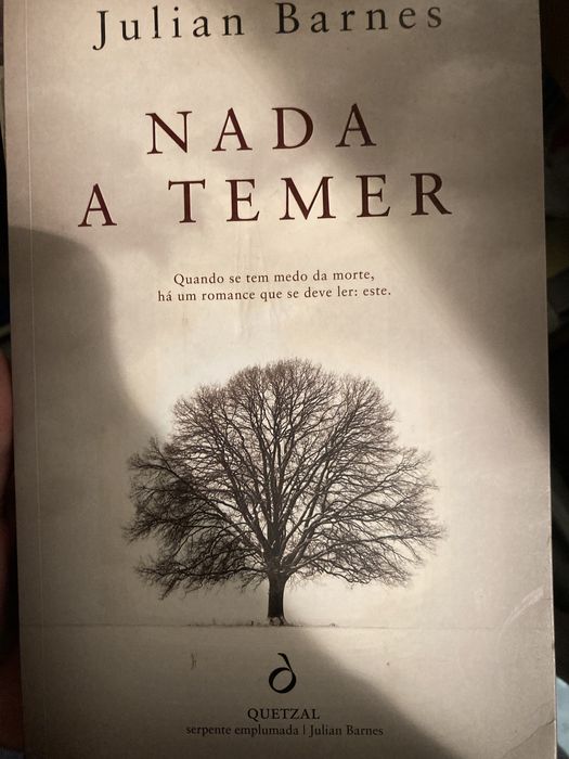 Livro Nada a temer - julian Barnes