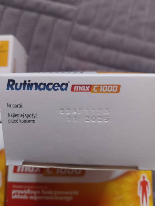 Nowy Suplement diety Rutinacea max C 1000 TAB.30