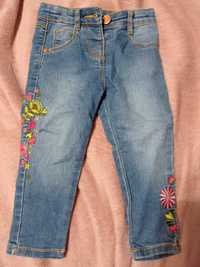 Jeansy dla dziewczynki St Bernard 80cm