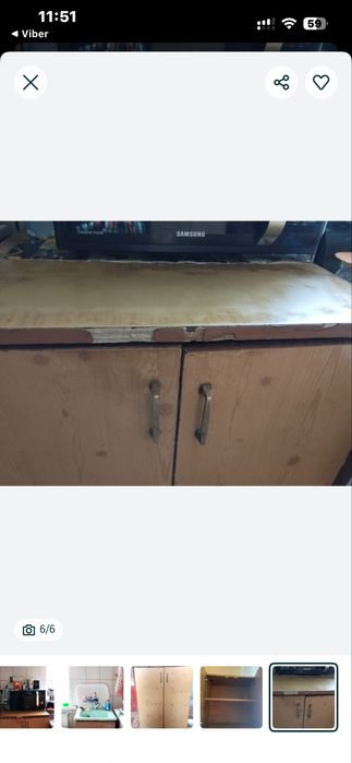 Меблі в кухню,вживані