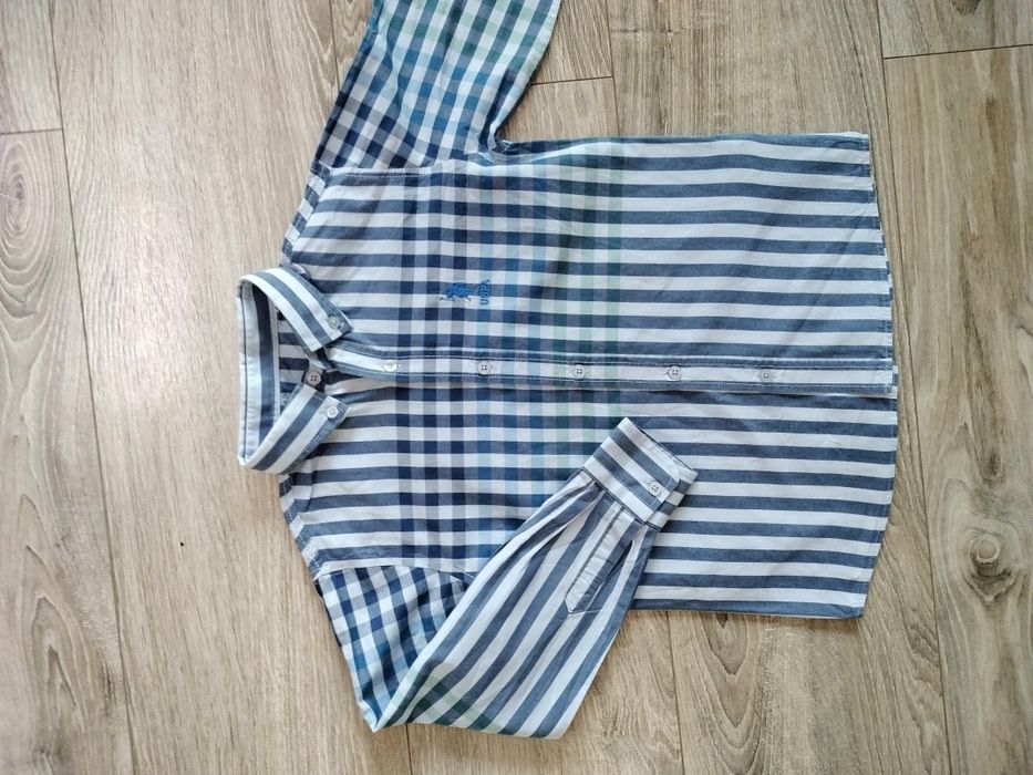 Koszula RALPH LAUREN POLO ASSN chłopięca w kratę