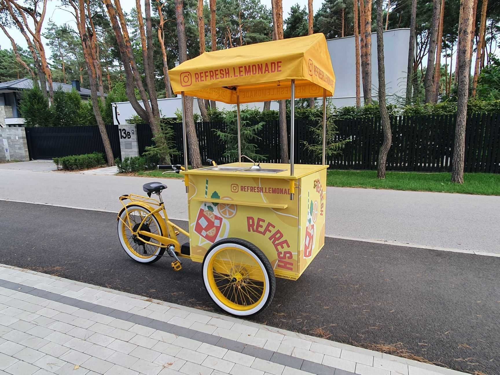 Riksza, bar mobilny, rower gastronomiczny, cargo